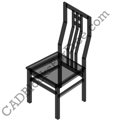 Dining Chair Free AutoCAD Block In DWG