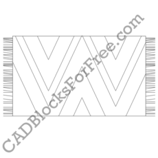 Free Rolled Rug Cad Block Rugs & Carpeting | Free AutoCAD blocks in DWG