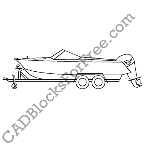 Boat on Trailer