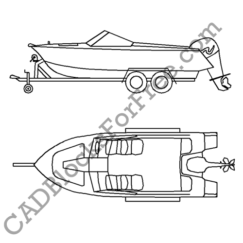 Boat on Trailer