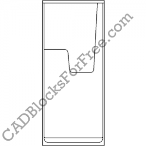 Shower Door | Free AutoCAD block in DWG