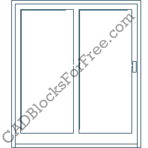 Double And Large Doors Elevation Cad Blocks Dwgdownload Com
